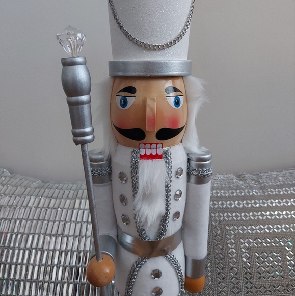 TINSEL & FUR New 24" Glitter Nutcracker - Picture 2 of 9